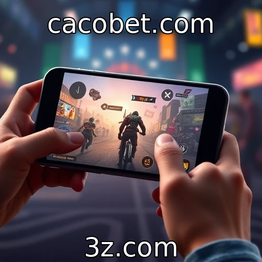 Expansão do mercado de jogos móveis globalmente